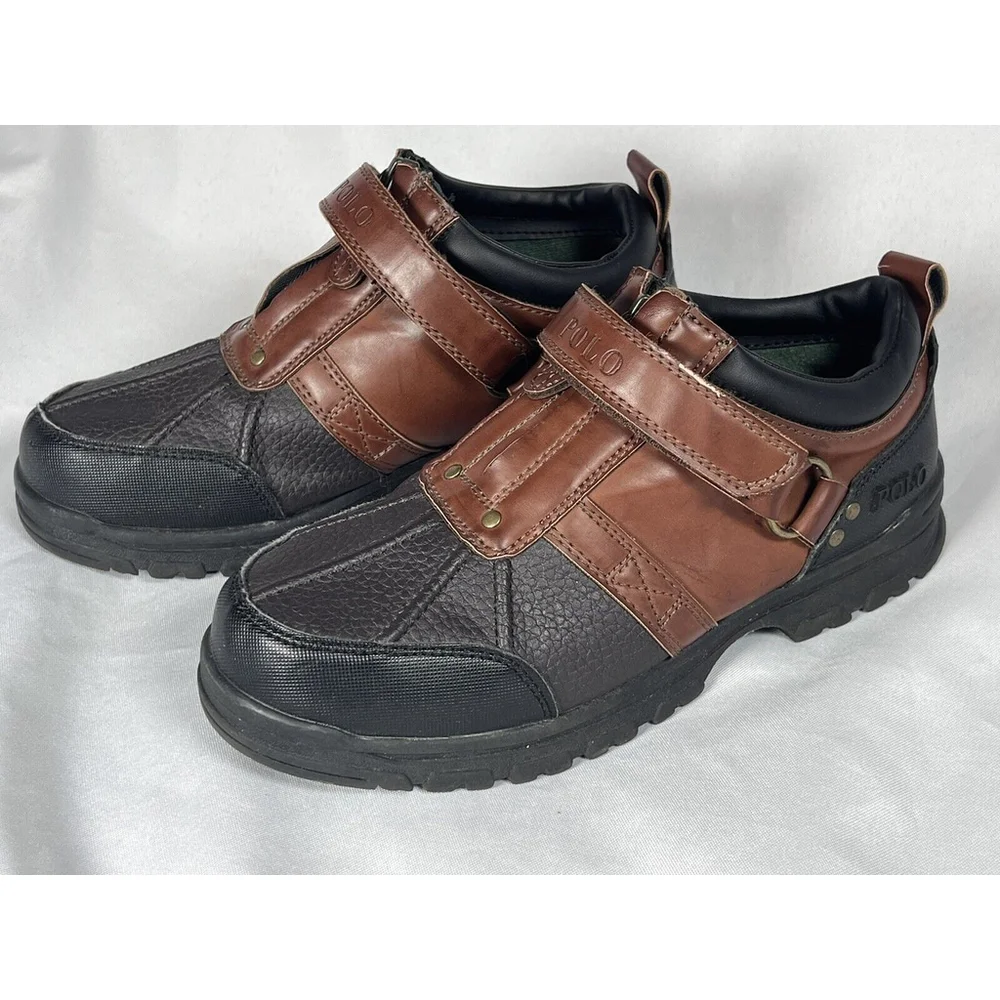 Polo by Ralph Lauren Boy's size 4 Leather upper Ralph Lauren Ankle boot